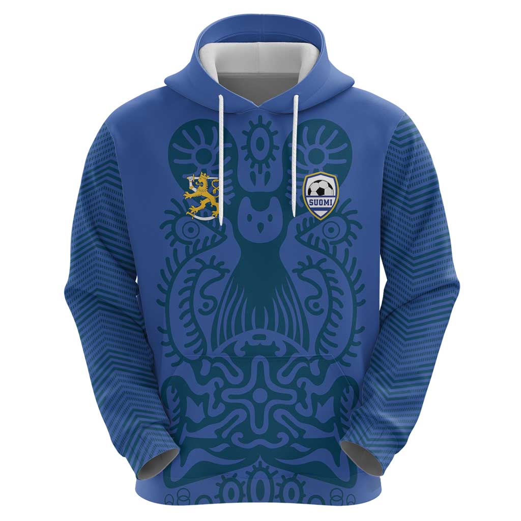 Custom Finland Football Champion Hoodie Sami Pattern LT18