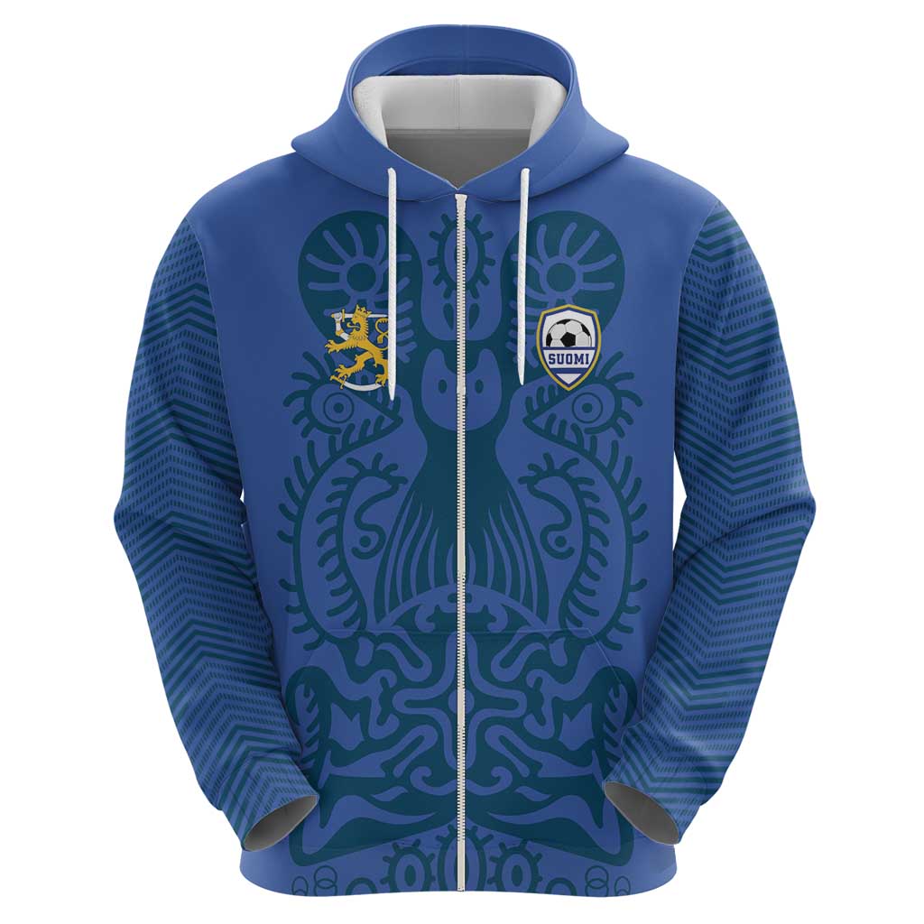 Custom Finland Football Champion Hoodie Sami Pattern LT18