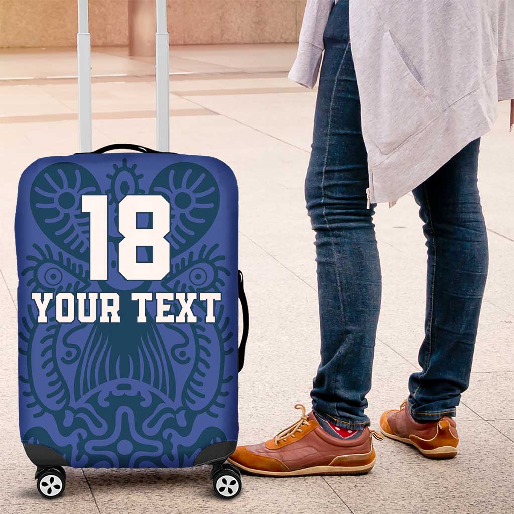 Custom Finland Football Champion Luggage Cover Sami Pattern LT18