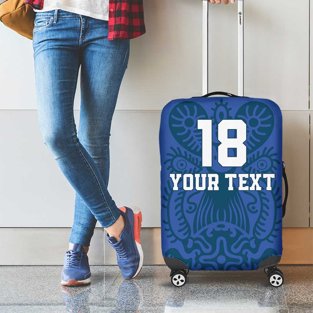 Custom Finland Football Champion Luggage Cover Sami Pattern LT18