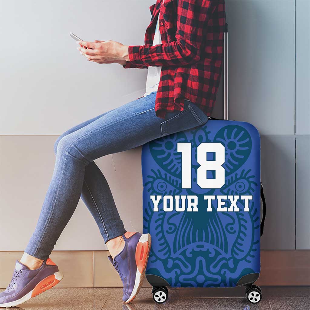 Custom Finland Football Champion Luggage Cover Sami Pattern LT18