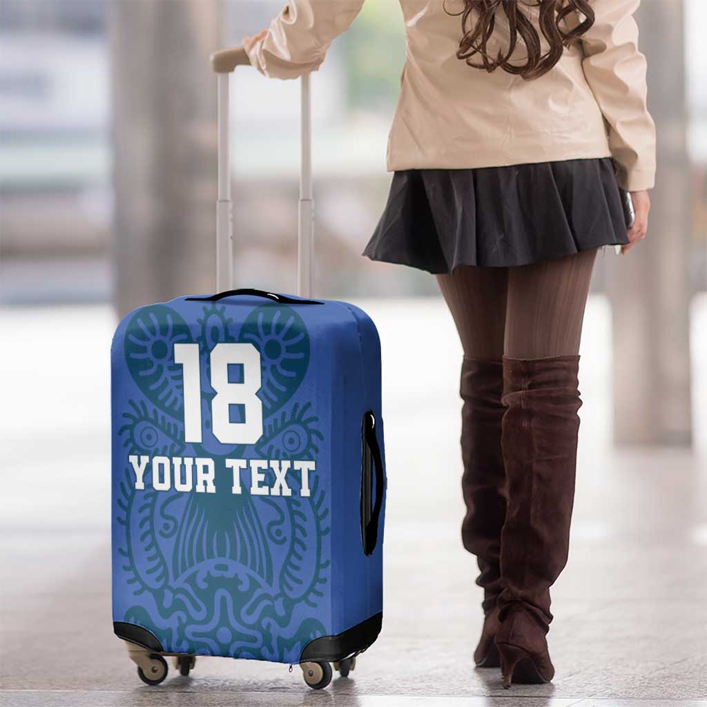 Custom Finland Football Champion Luggage Cover Sami Pattern LT18