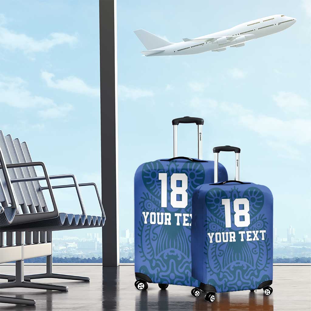 Custom Finland Football Champion Luggage Cover Sami Pattern LT18