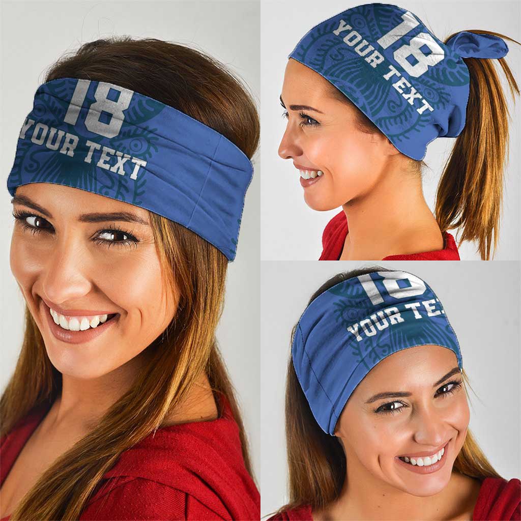 Custom Finland Football Champion Neck Gaiter Sami Pattern LT18