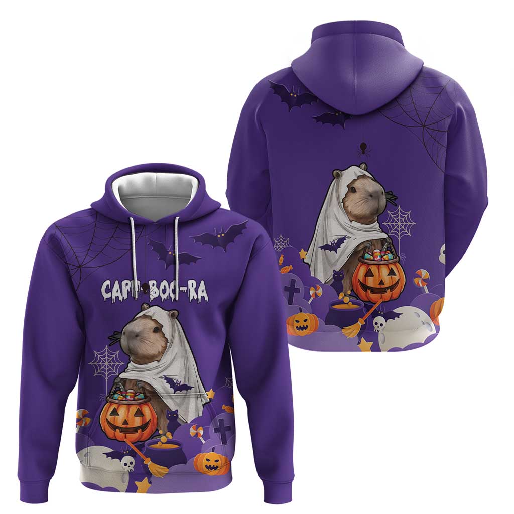Capy-Boo-Ra Halloween Hoodie Bats And Pumpkins Funny Style LT18