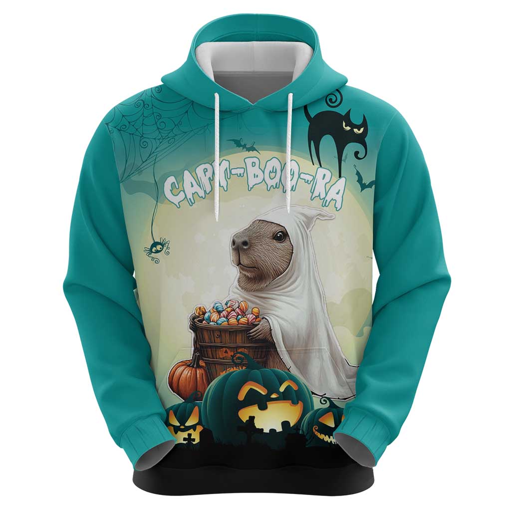 Capy-Boo-Ra Halloween Hoodie Spooky Halloween Night With Pumpkins LT18