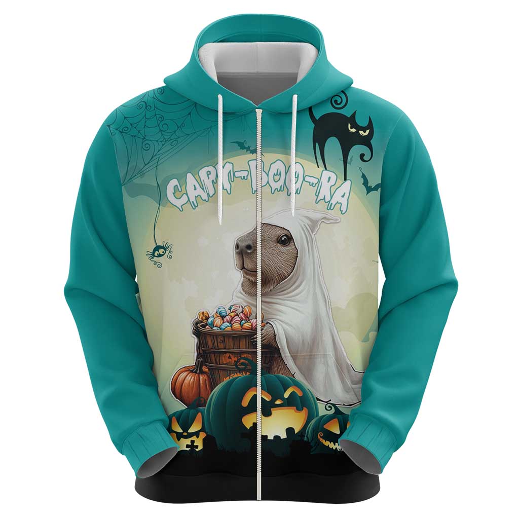 Capy-Boo-Ra Halloween Hoodie Spooky Halloween Night With Pumpkins LT18