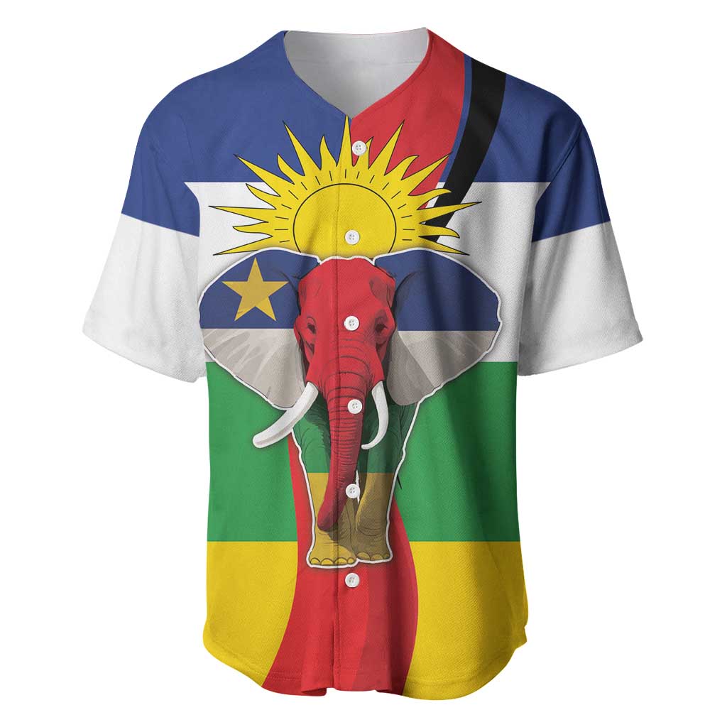 Central African Republic Republic Day 1958 Baseball Jersey Zo Kwe Zo - Flag Style LT18