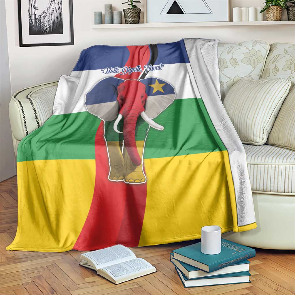 Central African Republic Republic Day 1958 Blanket Zo Kwe Zo - Flag Style LT18