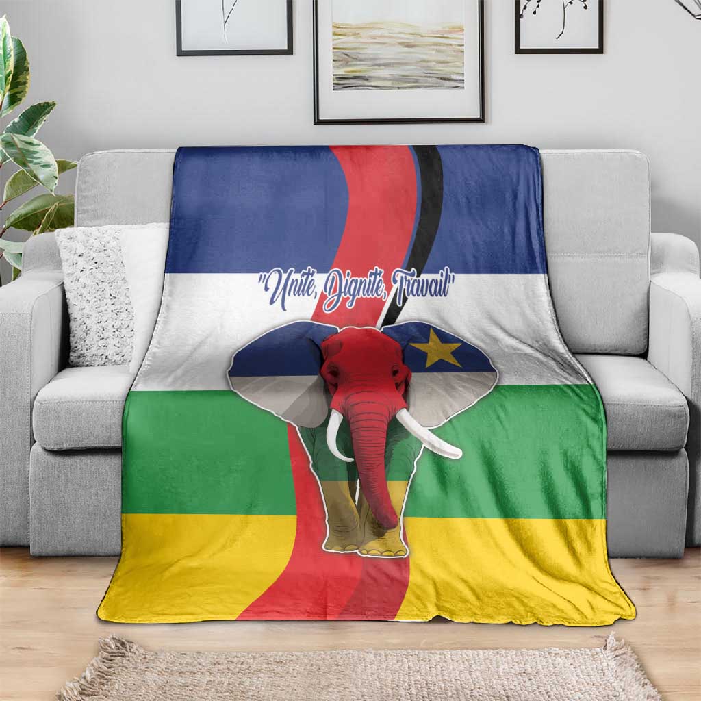 Central African Republic Republic Day 1958 Blanket Zo Kwe Zo - Flag Style LT18