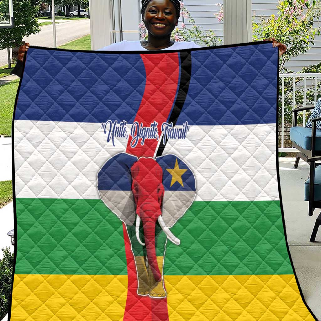 Central African Republic Republic Day 1958 Quilt Zo Kwe Zo - Flag Style LT18