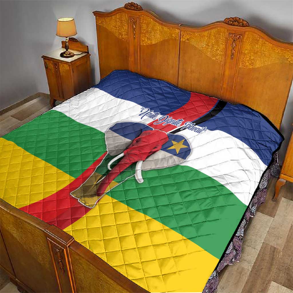 Central African Republic Republic Day 1958 Quilt Zo Kwe Zo - Flag Style LT18