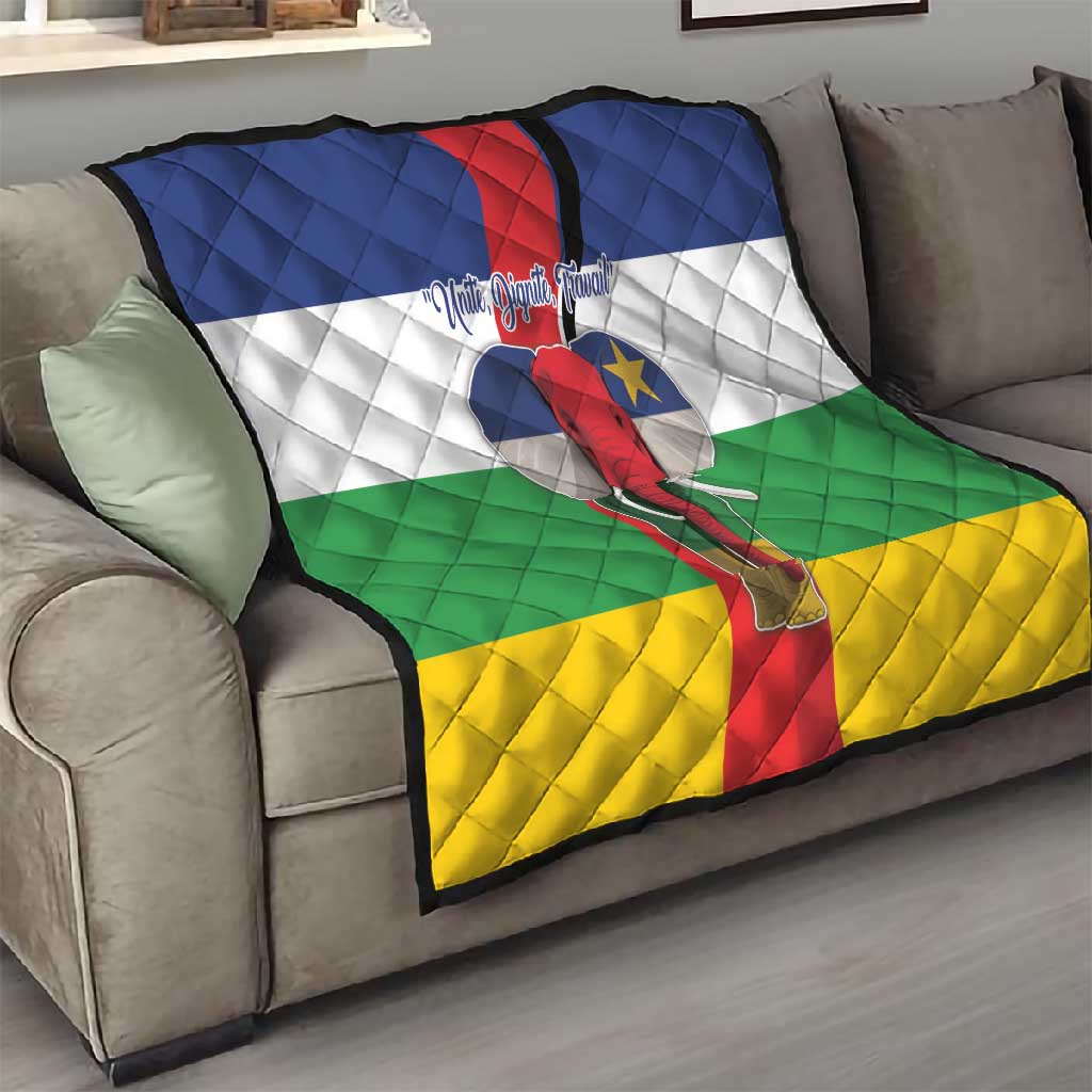 Central African Republic Republic Day 1958 Quilt Zo Kwe Zo - Flag Style LT18