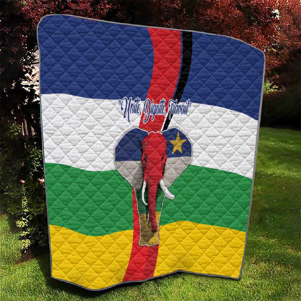 Central African Republic Republic Day 1958 Quilt Zo Kwe Zo - Flag Style LT18