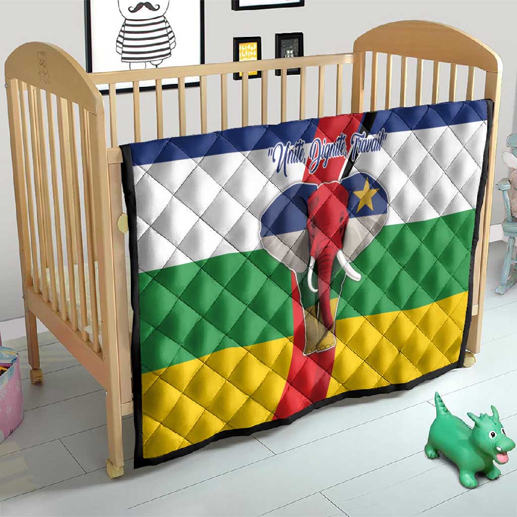 Central African Republic Republic Day 1958 Quilt Zo Kwe Zo - Flag Style LT18