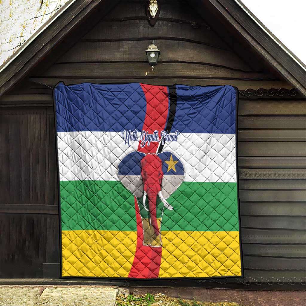Central African Republic Republic Day 1958 Quilt Zo Kwe Zo - Flag Style LT18