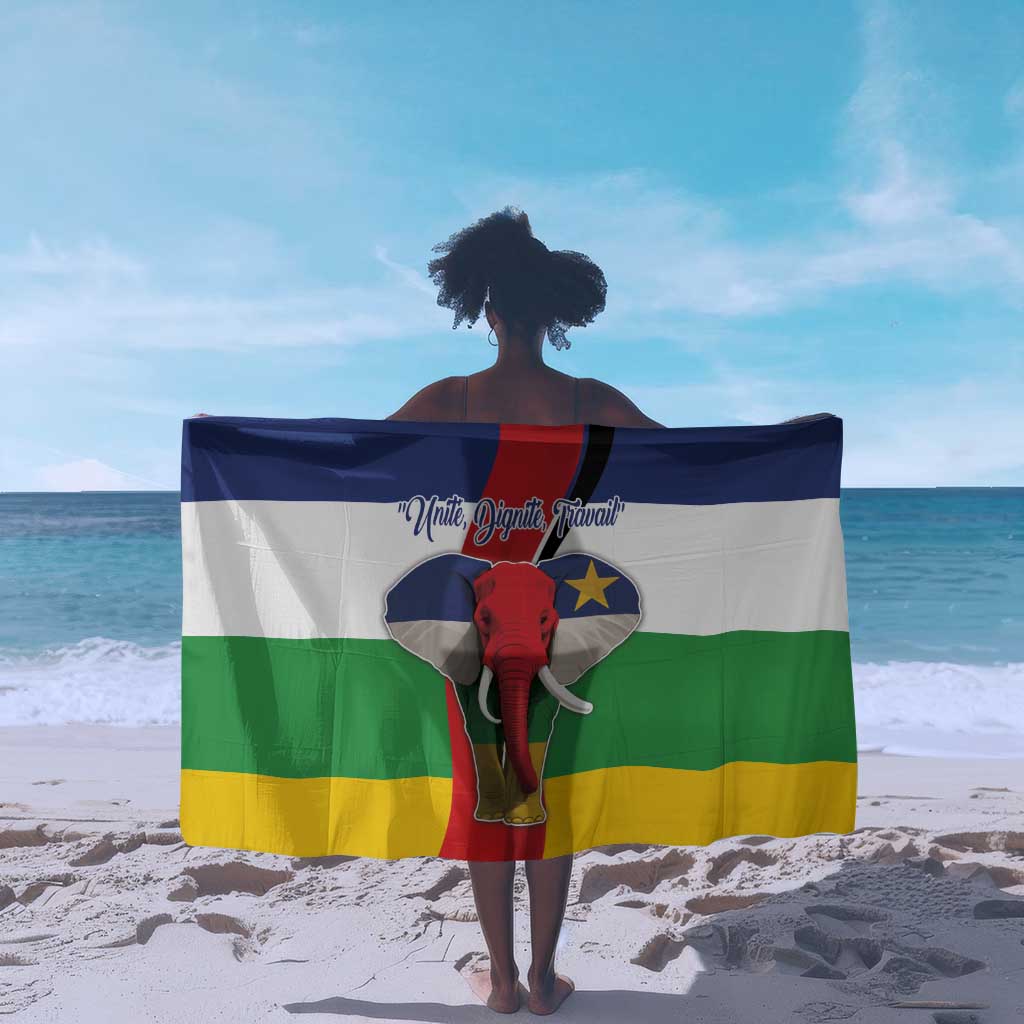 Central African Republic Republic Day 1958 Sarong Zo Kwe Zo - Flag Style LT18