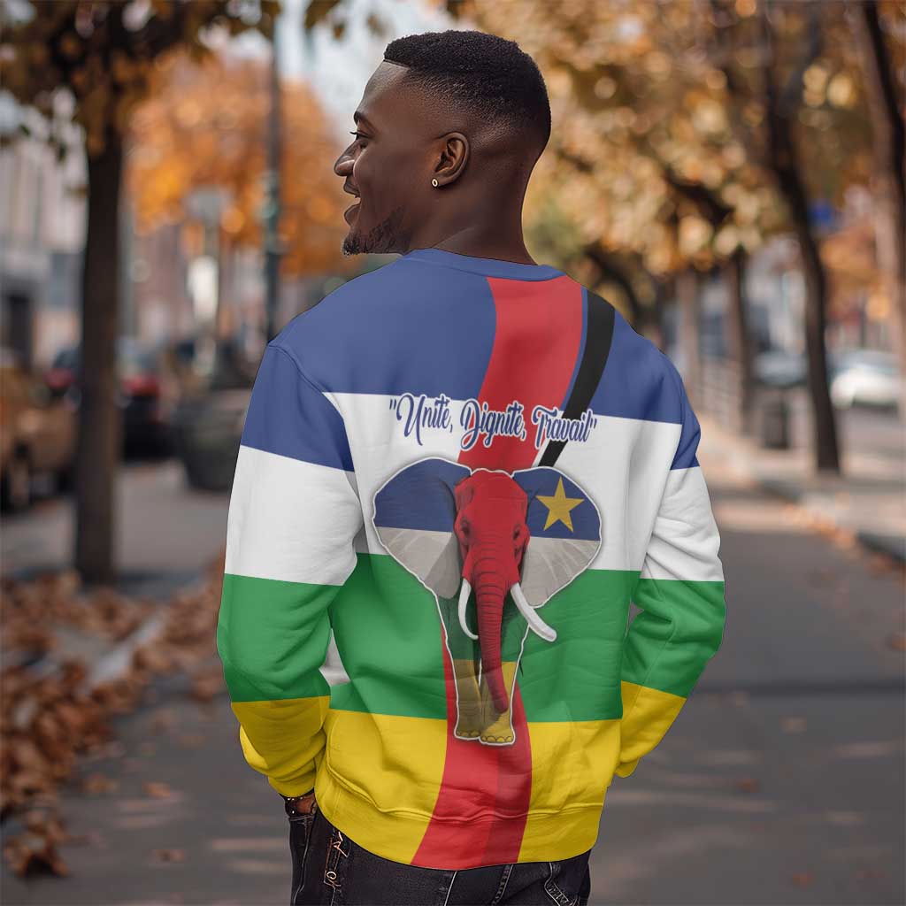 Central African Republic Republic Day 1958 Sweatshirt Zo Kwe Zo - Flag Style LT18
