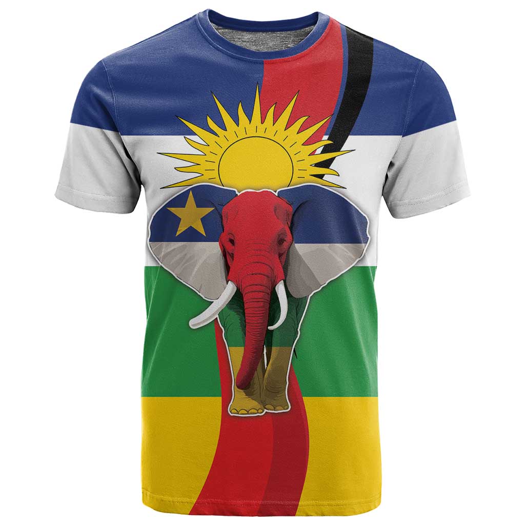 Central African Republic Republic Day 1958 T shirt Zo Kwe Zo - Flag Style LT18