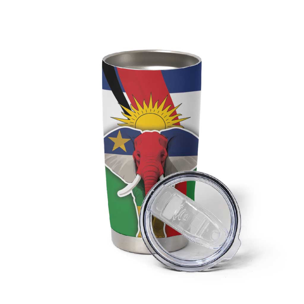 Central African Republic Republic Day 1958 Tumbler Cup Zo Kwe Zo - Flag Style LT18