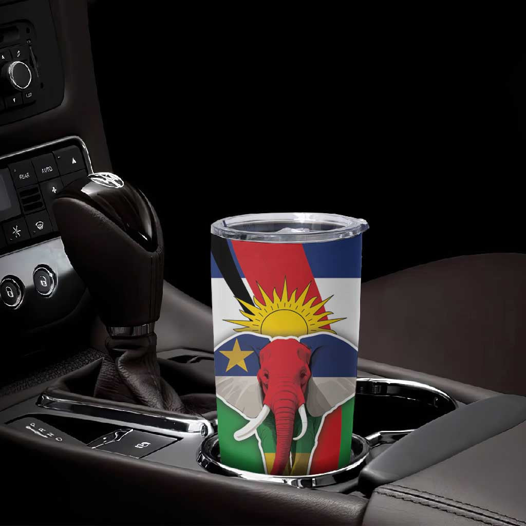 Central African Republic Republic Day 1958 Tumbler Cup Zo Kwe Zo - Flag Style LT18