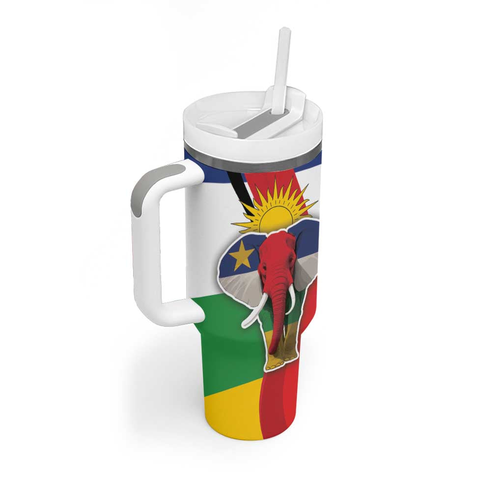 Central African Republic Republic Day 1958 Tumbler With Handle Zo Kwe Zo - Flag Style LT18