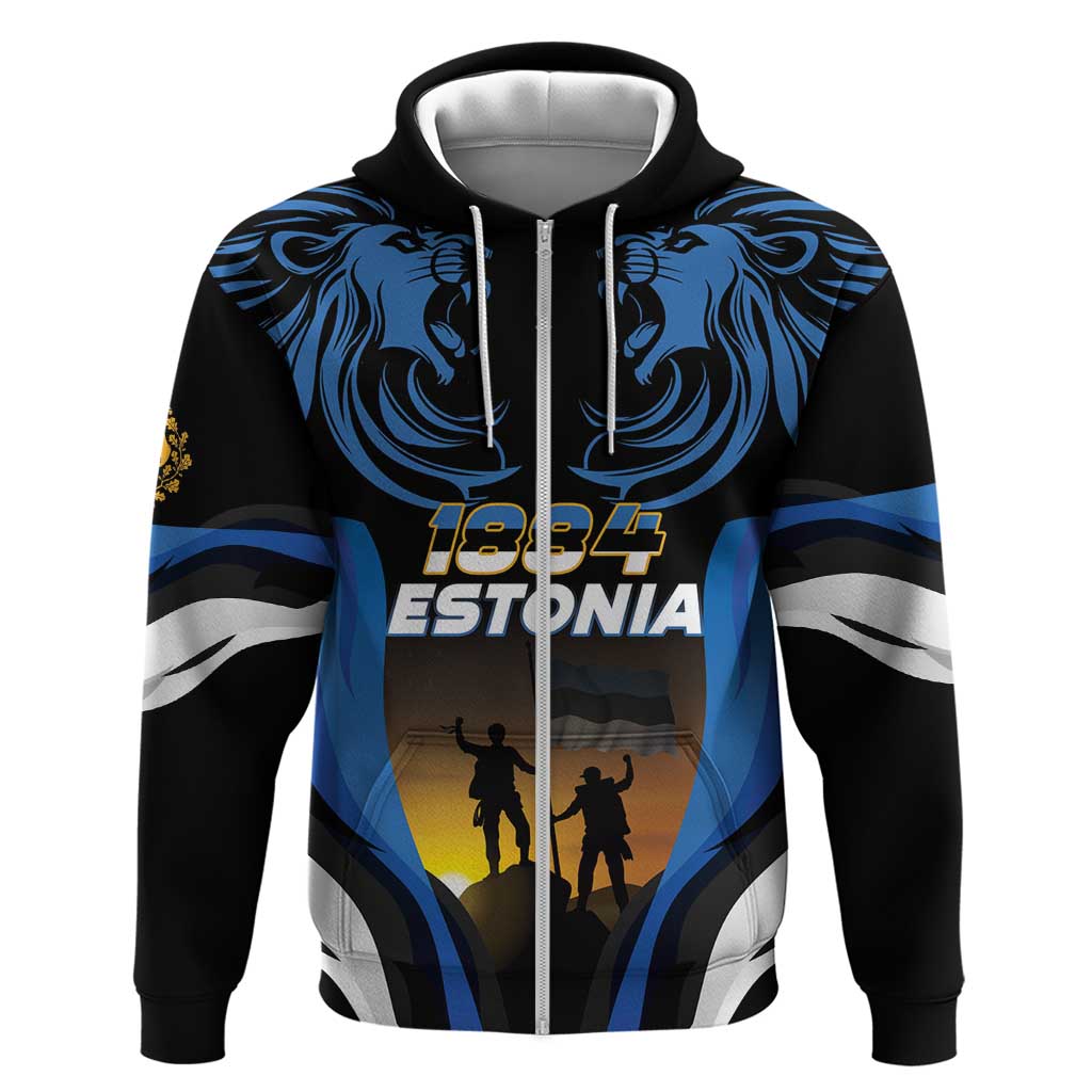 Custom Estonia National Flag Day Hoodie Mu isamaa, mu onn ja room LT18