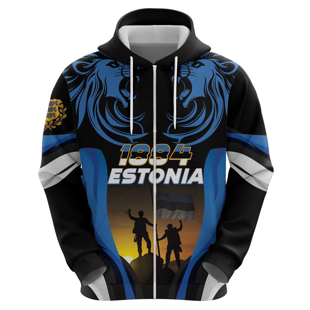 Custom Estonia National Flag Day Hoodie Mu isamaa, mu onn ja room LT18