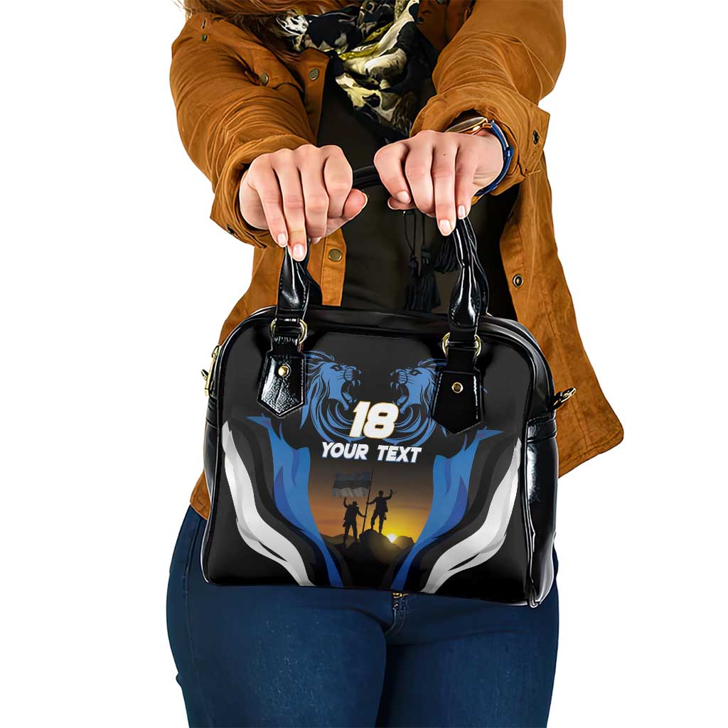 Custom Estonia National Flag Day Shoulder Handbag Mu isamaa, mu onn ja room LT18