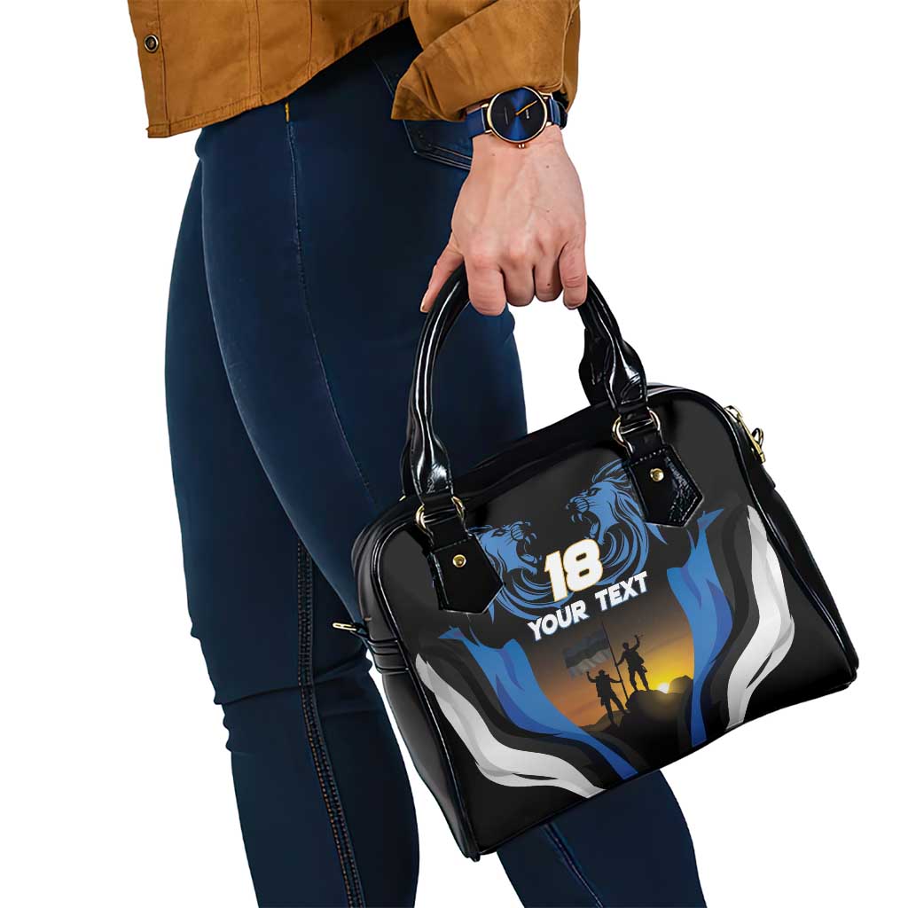 Custom Estonia National Flag Day Shoulder Handbag Mu isamaa, mu onn ja room LT18