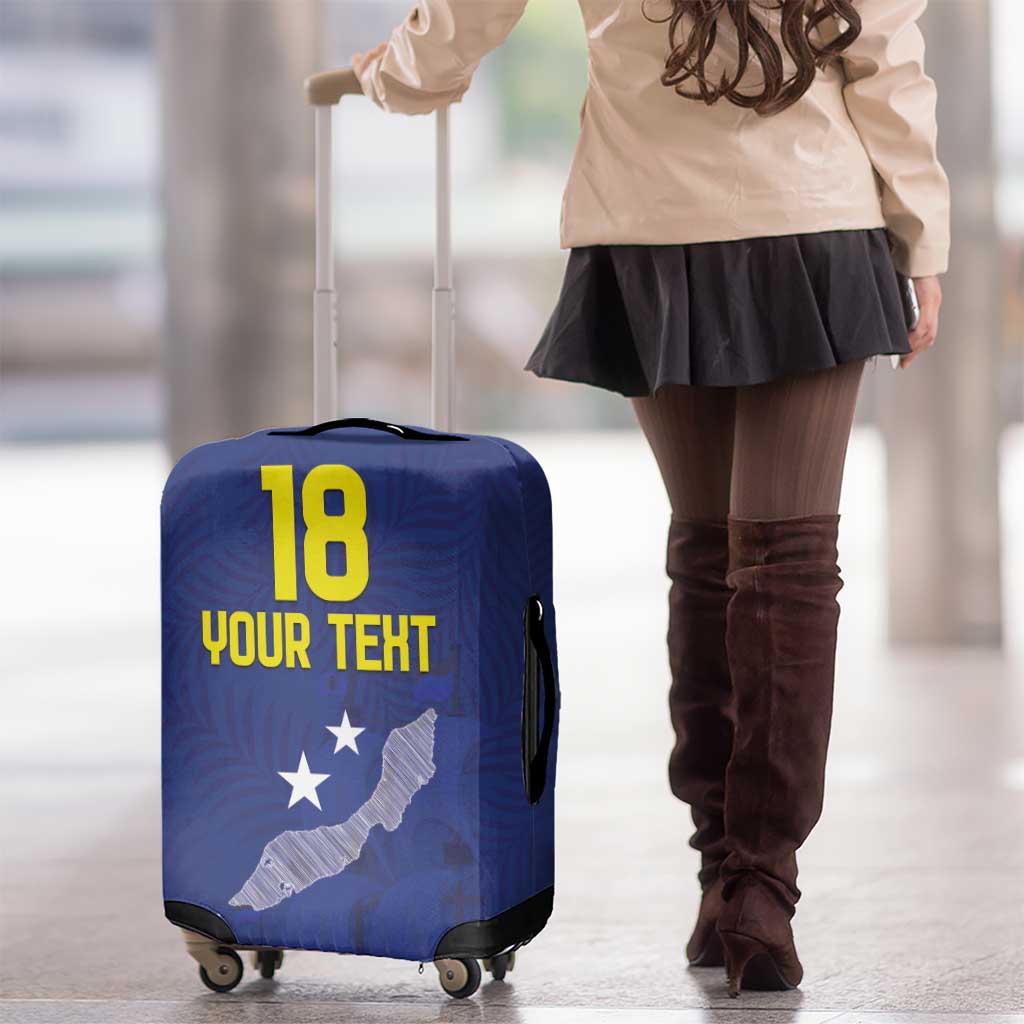 Custom Curacao Football Luggage Cover La Pantera Negra LT18