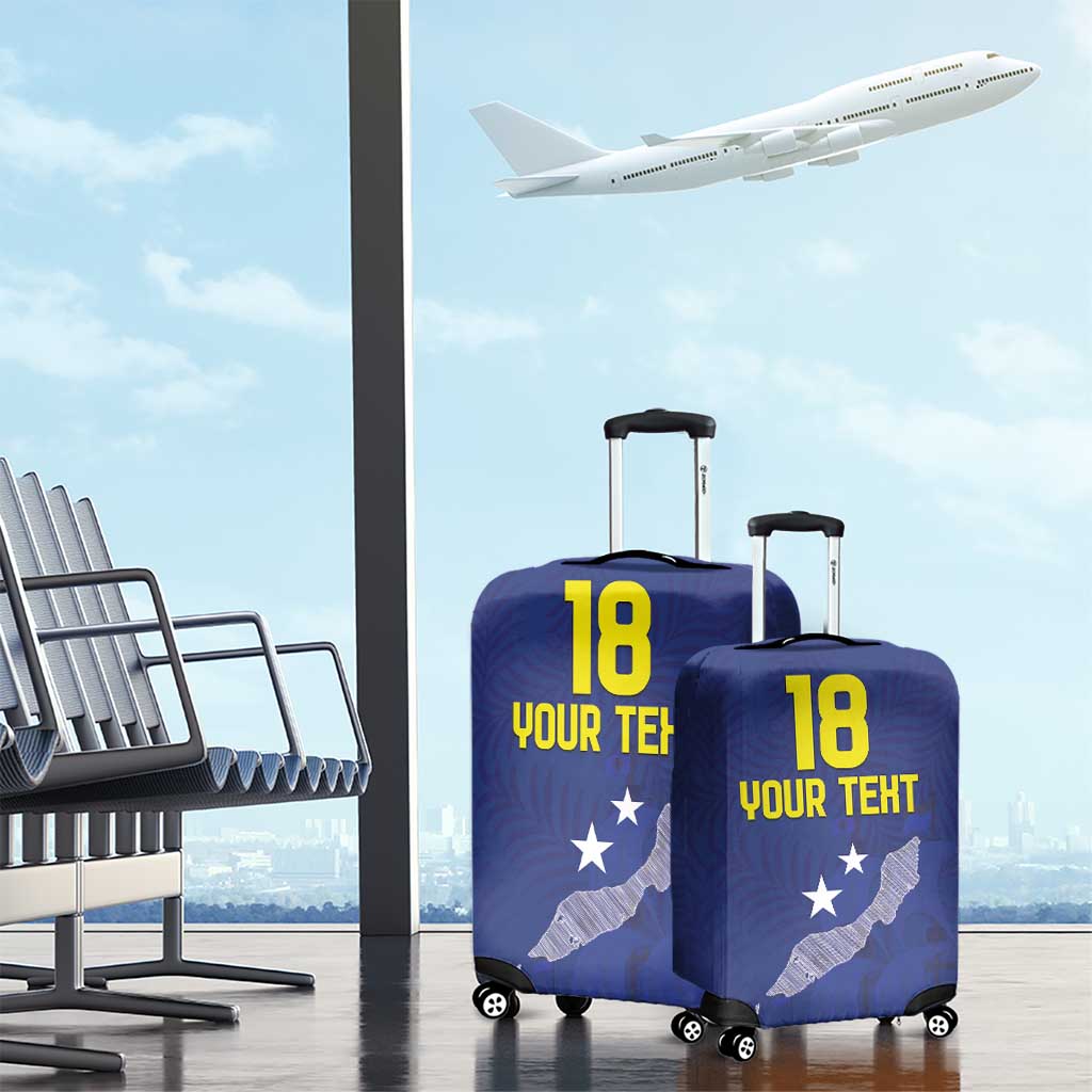 Custom Curacao Football Luggage Cover La Pantera Negra LT18