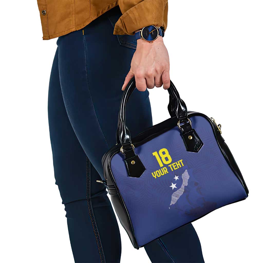 Custom Curacao Football Shoulder Handbag La Pantera Negra LT18