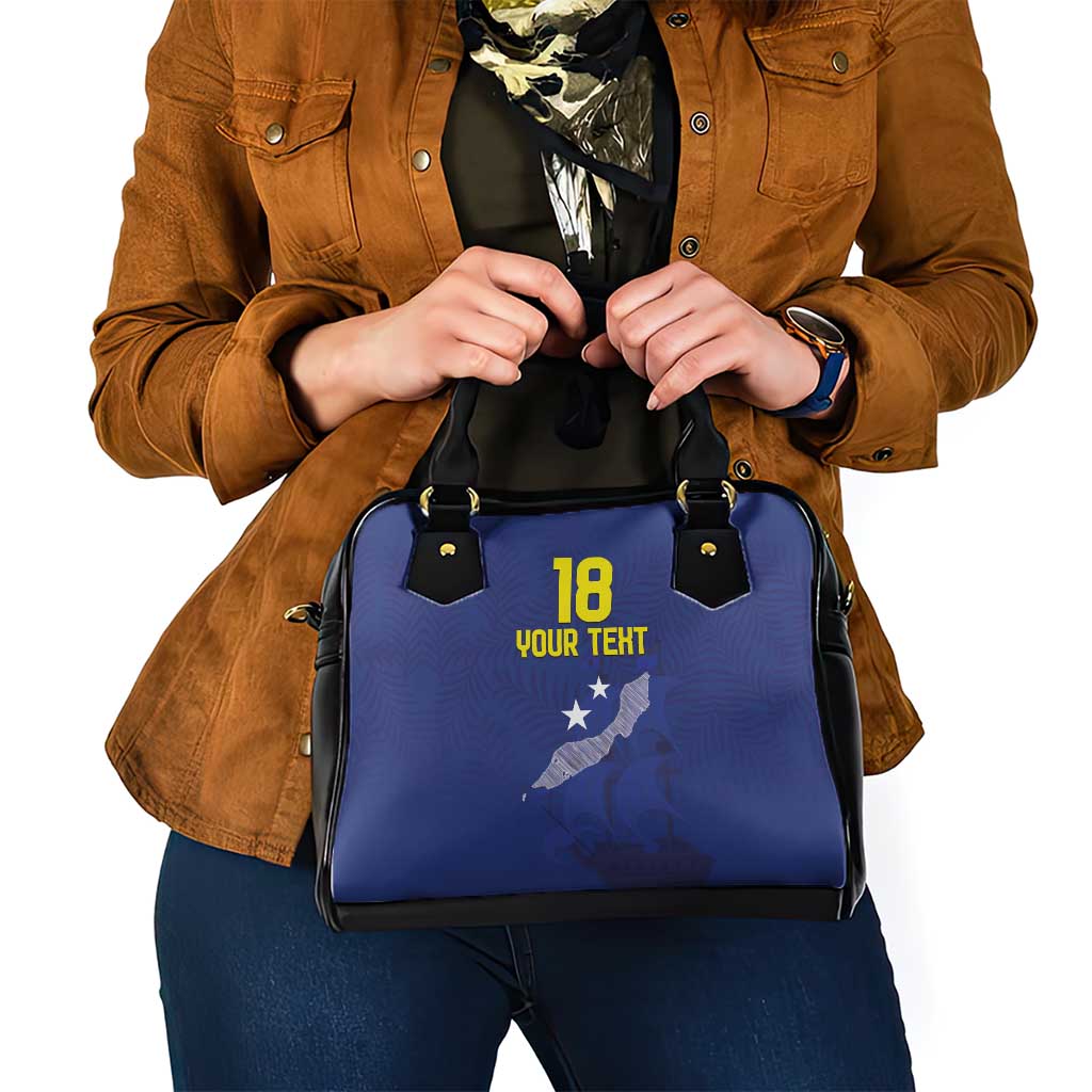 Custom Curacao Football Shoulder Handbag La Pantera Negra LT18