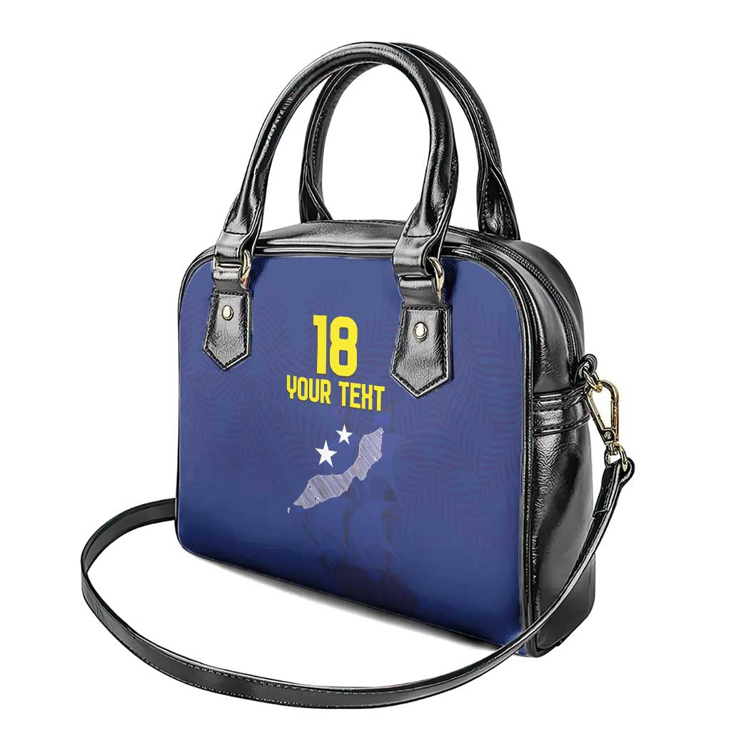 Custom Curacao Football Shoulder Handbag La Pantera Negra LT18