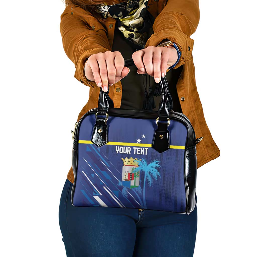 Personalized Curacao Flag Day Shoulder Handbag Dia di Bandera LT18