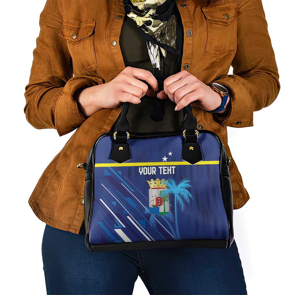 Personalized Curacao Flag Day Shoulder Handbag Dia di Bandera LT18