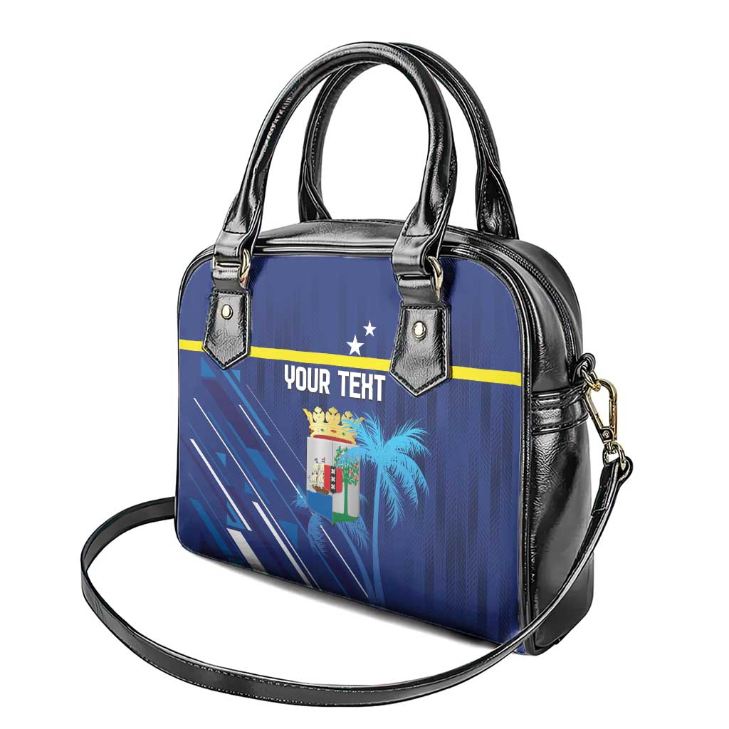 Personalized Curacao Flag Day Shoulder Handbag Dia di Bandera LT18