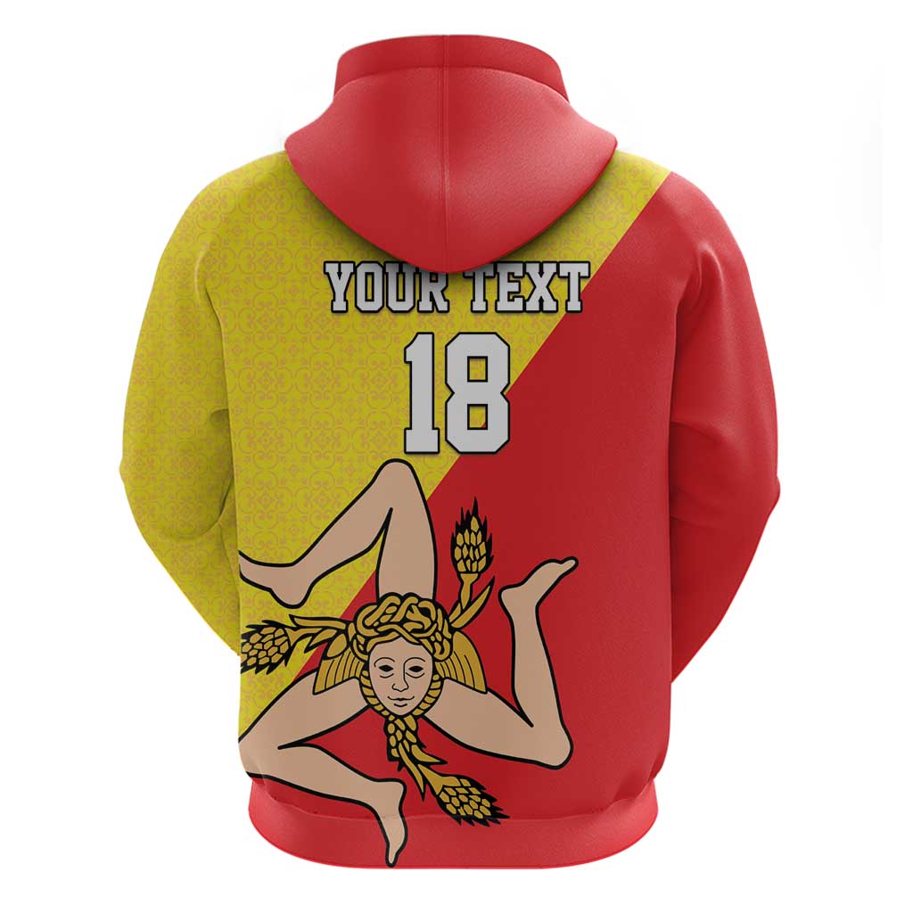 Custom Sicilia Football Hoodie Naziunali Siciliana LT18