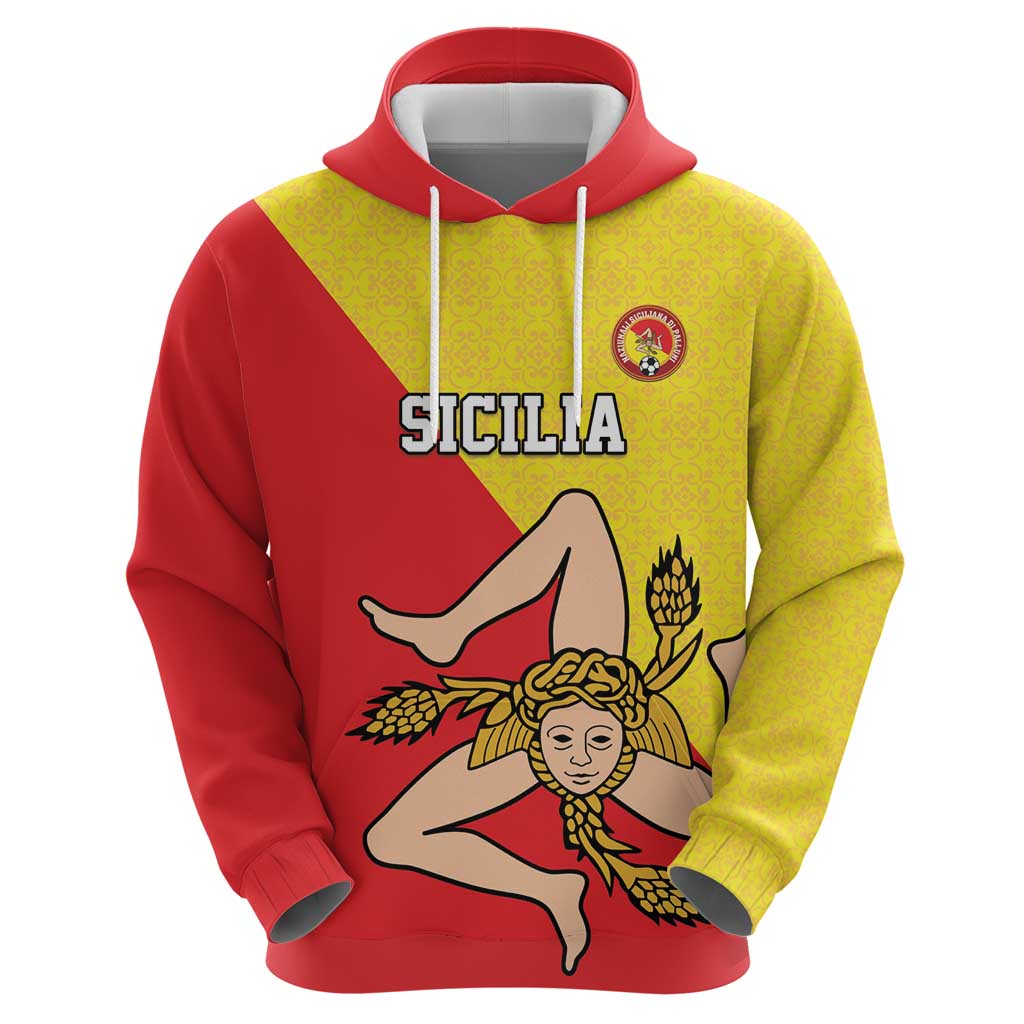 Custom Sicilia Football Hoodie Naziunali Siciliana LT18