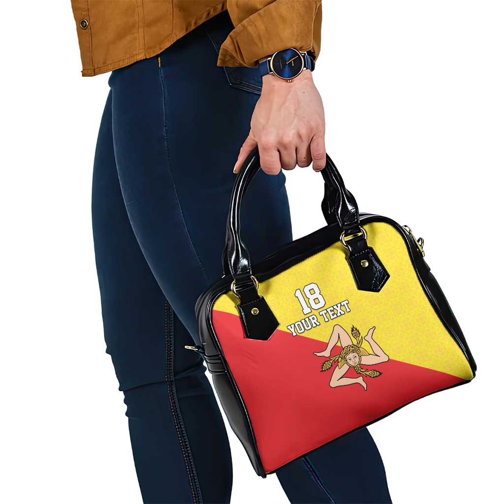 Custom Sicilia Football Shoulder Handbag Naziunali Siciliana LT18