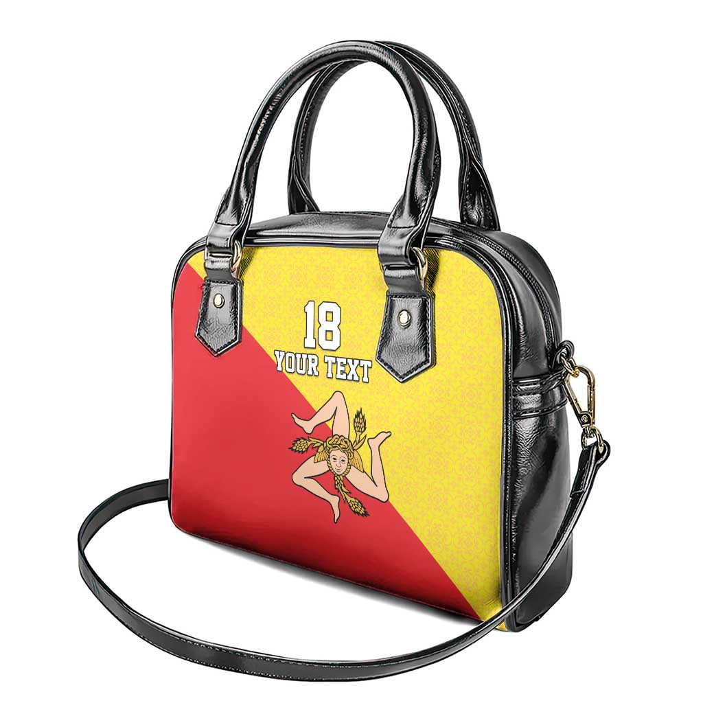 Custom Sicilia Football Shoulder Handbag Naziunali Siciliana LT18
