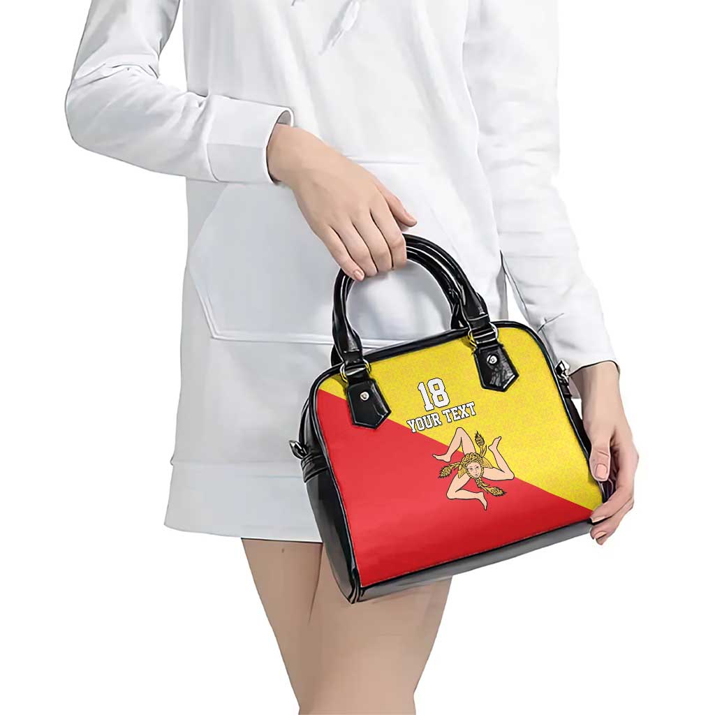 Custom Sicilia Football Shoulder Handbag Naziunali Siciliana LT18