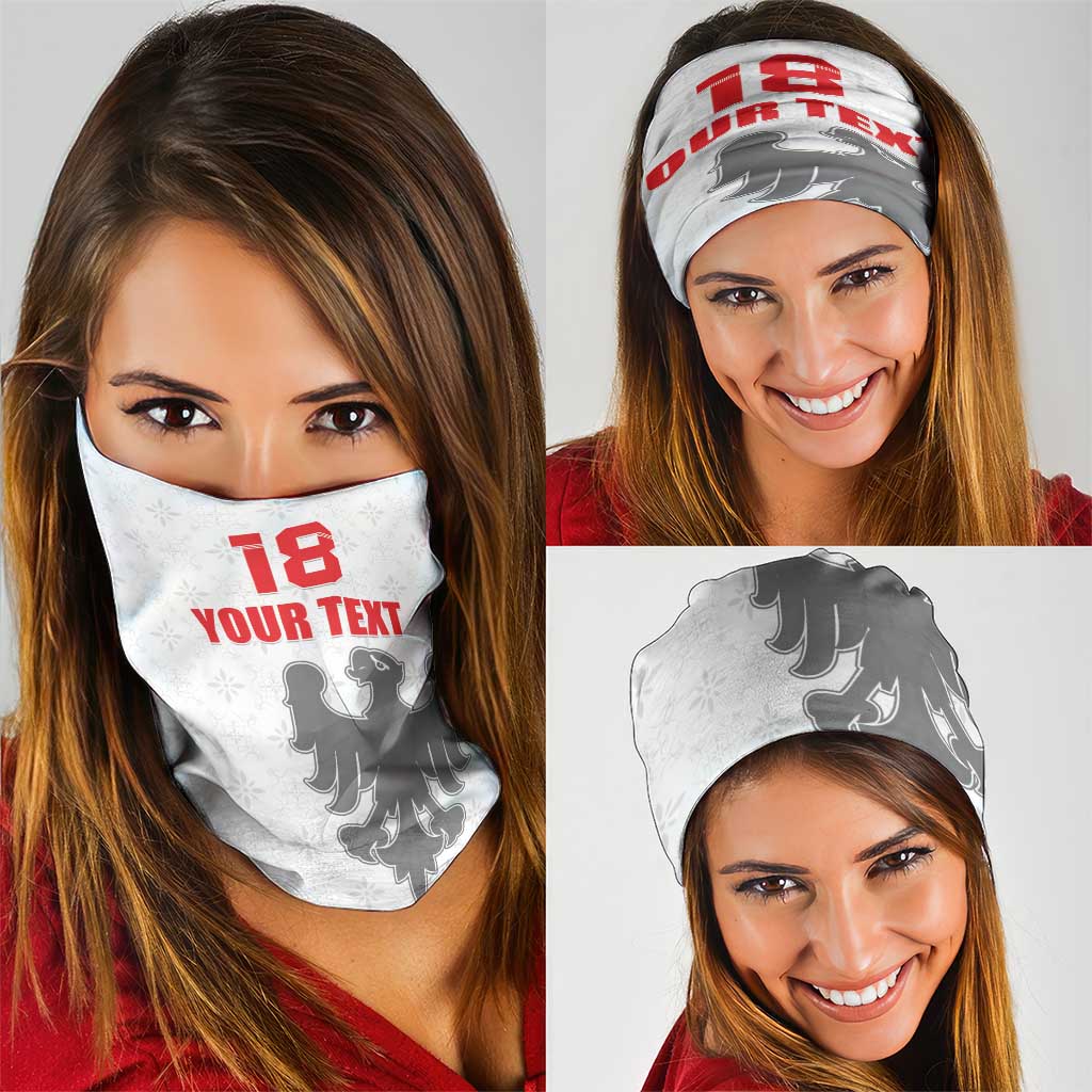 Custom Sicilia Football Neck Gaiter Animus Tuus Dominus LT18