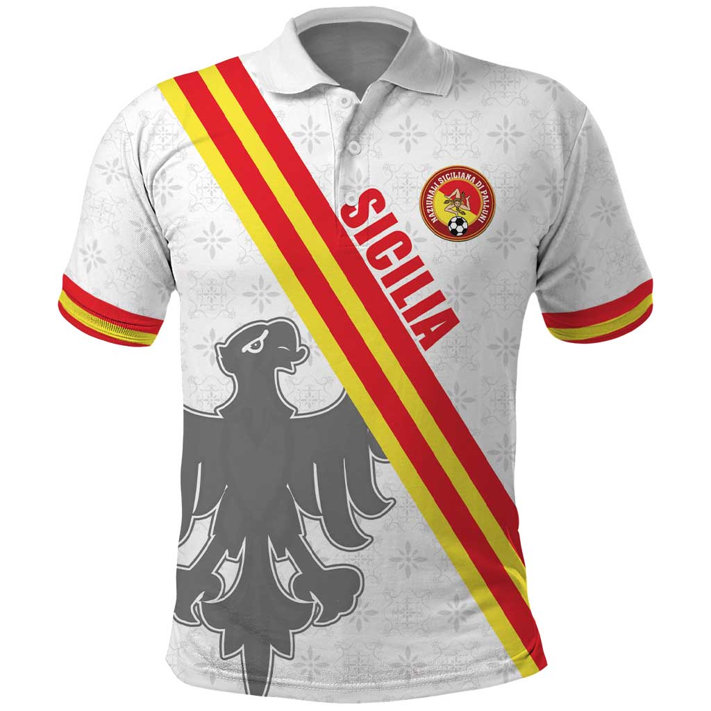 Custom Sicilia Football Polo Shirt Animus Tuus Dominus LT18