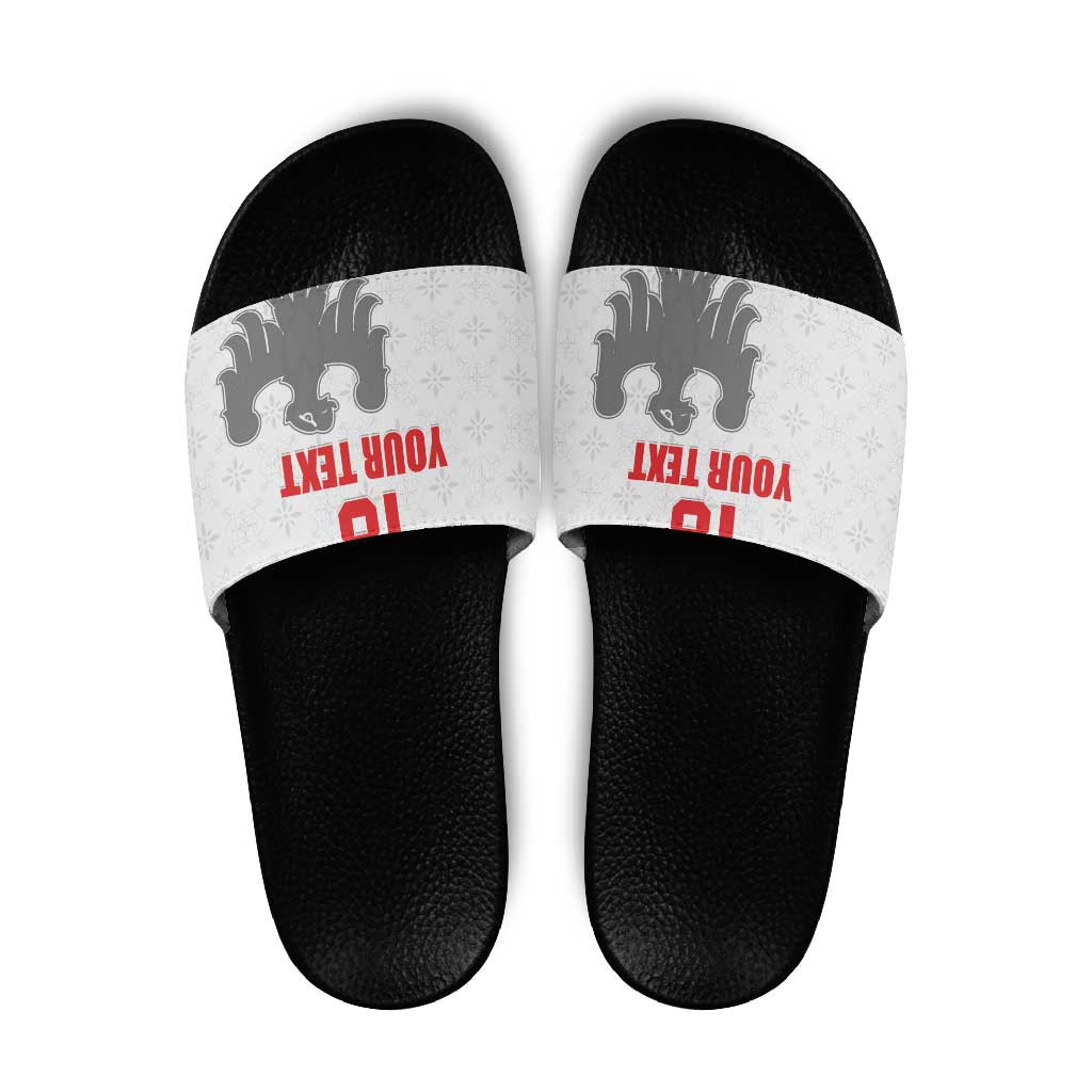 Custom Sicilia Football Slide Sandals Animus Tuus Dominus LT18