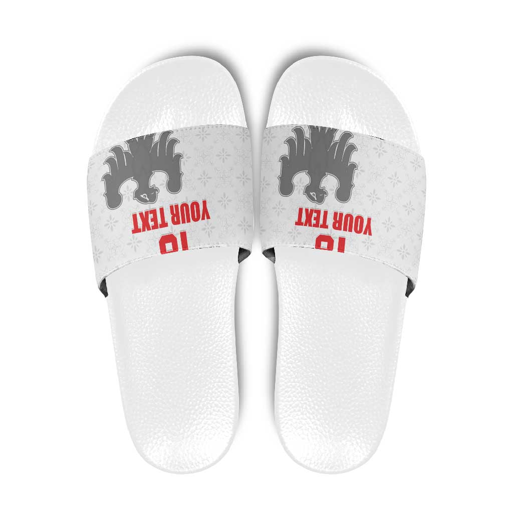 Custom Sicilia Football Slide Sandals Animus Tuus Dominus LT18