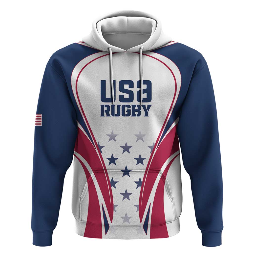 Custom USA Rugby Hoodie Simple Style LT18