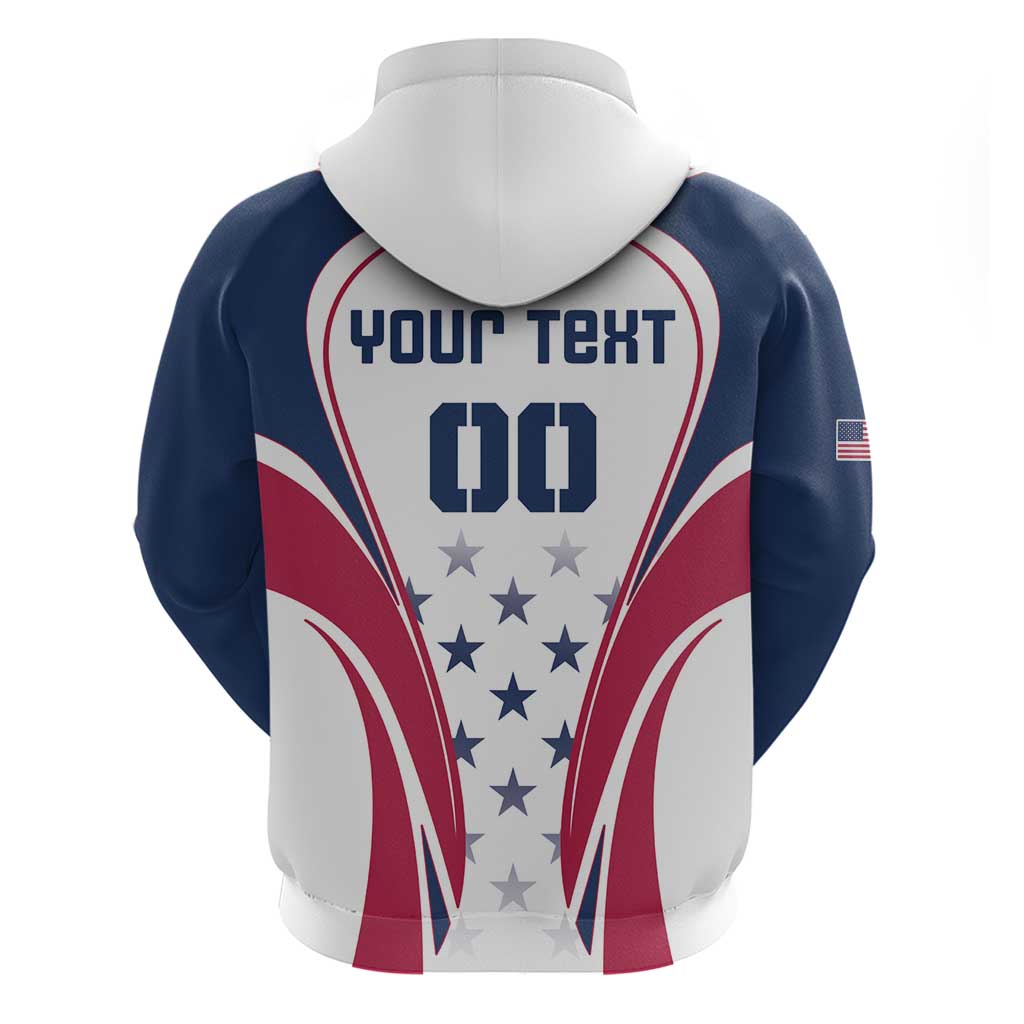 Custom USA Rugby Hoodie Simple Style LT18