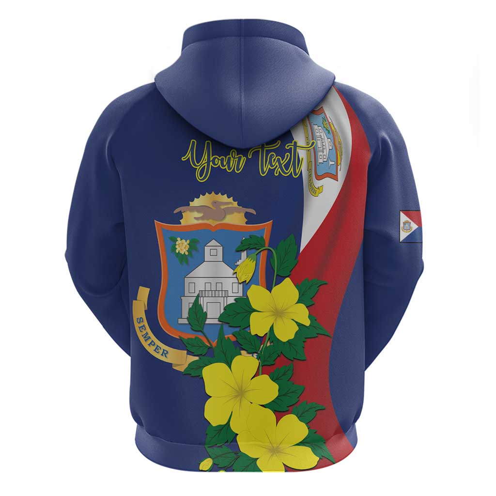 Personalized Sint Maarten Flag Day Hoodie 40th Anniversary Semper Progrediens LT18